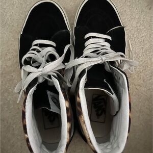 Leopard Vans Excellent Condition